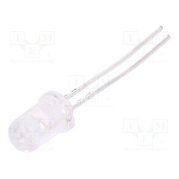 10 pcs : HLMP-EG3G-VX0DD - LED, 5mm, red, 4200÷9300mcd, 30°, Front: convex, 1.8÷2.4V