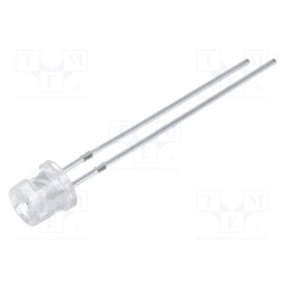 10 pcs : OSY5PA57E1A - LED, 5mm, yellow, 750÷1000mcd, 140°, Front: flat, 1.8÷2.6V
