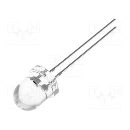 10 pcs : OST1MA8131A - LED, 8mm, RGB, blinking,tricolour, 30°, 3.8÷5V, 20mA, Front: convex