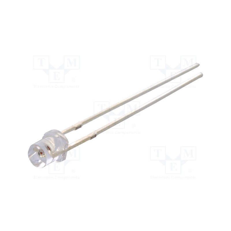 10 pcs : OSY5PA34E1A - LED, 3mm, yellow, 750÷1000mcd, 140°, Front: flat, 1.8÷2.6V