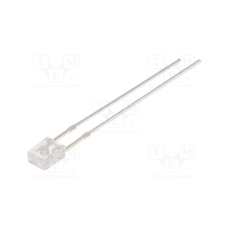 10 pcs : OSB5SA7BA1B - LED, rectangular, 2x3x4mm, blue, 330÷600mcd, 100°, Front: flat, 20mA