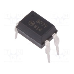 10 pcs : FOD814 - Optocoupler, THT, Ch: 1, OUT: transistor, Uinsul: 5kV, Uce: 70V, DIP4