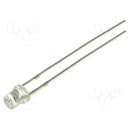 10 pcs : OSY5PA33C1A - LED, 3mm, yellow, 330÷500mcd, 120°, Front: recessed, 1.8÷2.6V