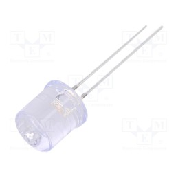 10 pcs : OSK5DKA6A1A - LED, 10mm, pink, 500÷750mcd, 100°, Front: flat, 2.7÷3.4V