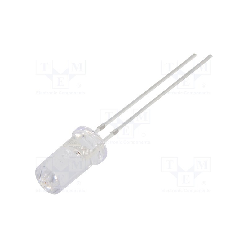 10 pcs : OSR5PA5T51A - LED, 5mm, red, 750÷1120mcd, 50°, Front: flat, 1.8÷2.6V, No.of term: 2
