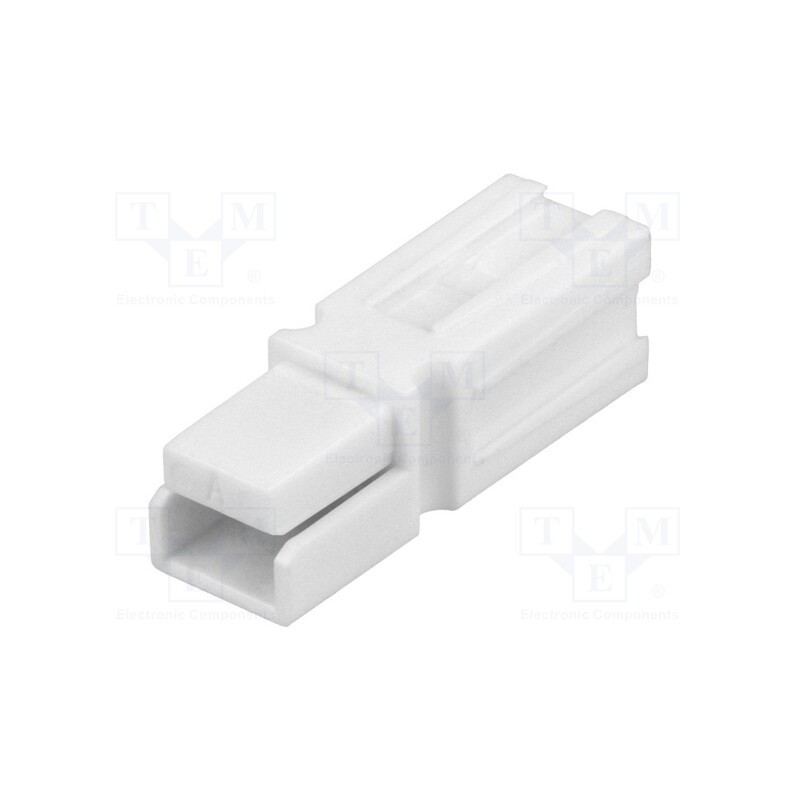 10 pcs : 1130-0100-03 - Plug, wire-wire, 15/30A, hermaphrodite, PIN: 1, w/o contacts, white