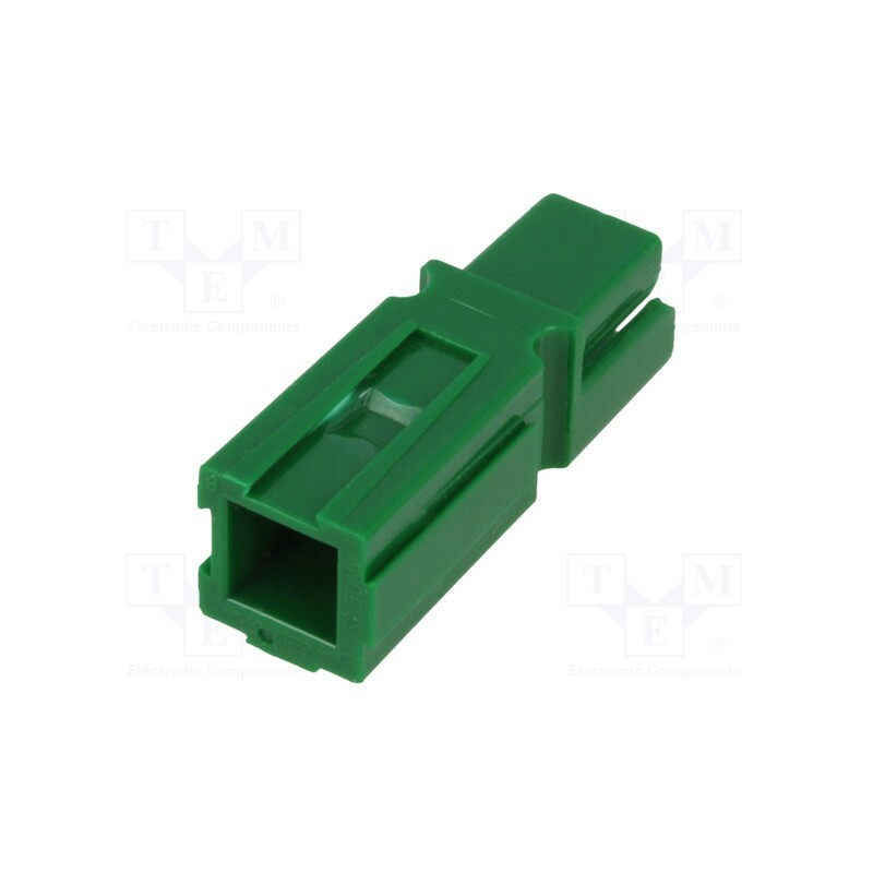 10 pcs : 1130-0100-05 - Plug, wire-wire, 15/30A, hermaphrodite, PIN: 1, w/o contacts, green