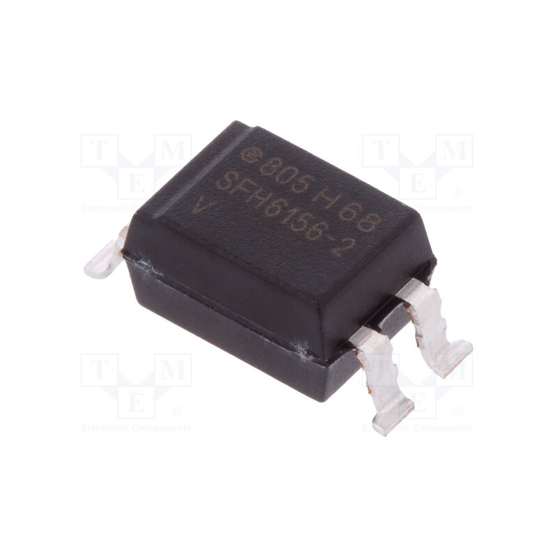 10 pcs : SFH6156-2 - Optocoupler, SMD, Ch: 1, OUT: transistor, Uinsul: 5.3kV, Uce: 70V