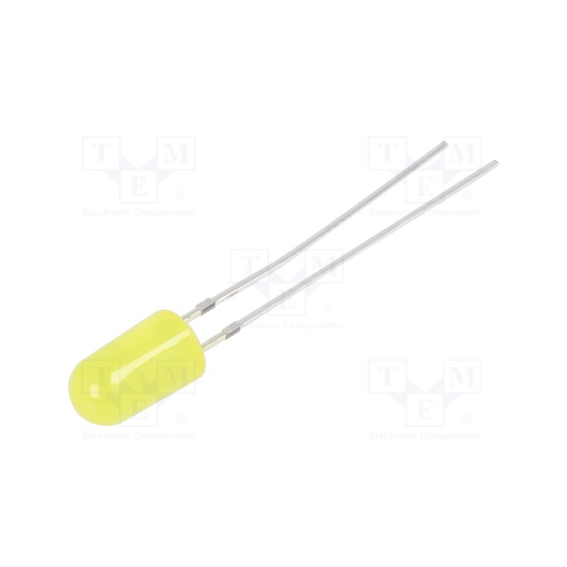 10 pcs : OSY5MS5F64B - LED, 4.8mm, yellow, blinking, 1120÷1560mcd, 60°, 3/3.5/5V, 20mA