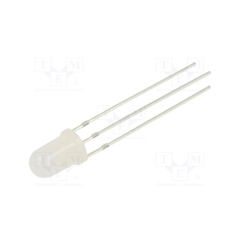 10 pcs : OSYGHC5B32A - LED, 5mm, yellow/yellow green, 330÷550mcd,500÷750mcd, 30°, 78mW