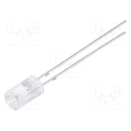 10 pcs : OSR5PA5MC1B - LED, 5mm, red, 150÷180mcd, 120°, Front: recessed, 1.8÷2.6V