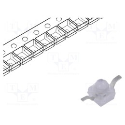 10 pcs : VLDS1235R - LED, SMD, Gull wing, red, 5600÷11000(typ)-22400mcd, 11°, 1.9÷2.7V