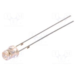 10 pcs : OSB5SA33C1A - LED, 3mm, blue, 220÷330mcd, 120°, Front: recessed, 2.9÷3.6V