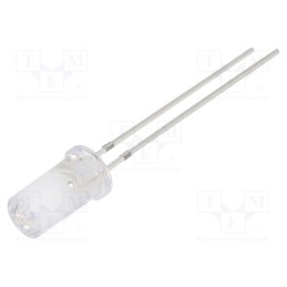 10 pcs : OSY5PA5T51A - LED, 5mm, yellow, 750÷1120mcd, 50°, Front: flat, 1.8÷2.6V