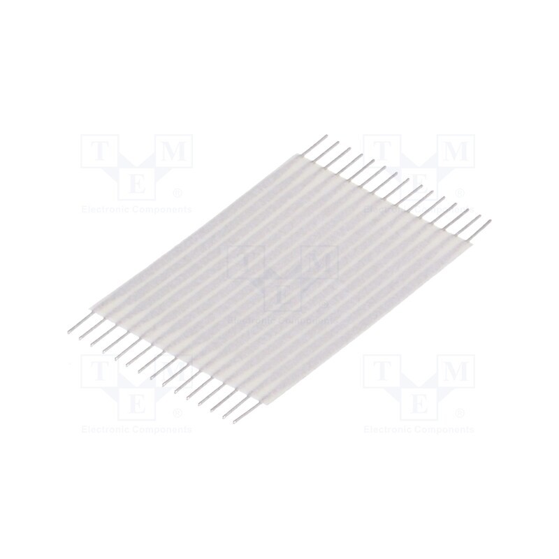 10 pcs : 1-1437130-3 - Connector: jumper cable, Cable ph: 1.27mm, L: 25.4mm, straight