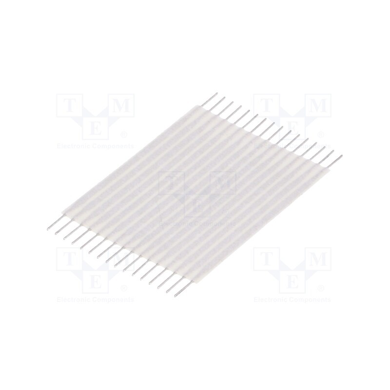 10 pcs : 1-1437130-4 - Connector: jumper cable, Cable ph: 1.27mm, L: 25.4mm, straight