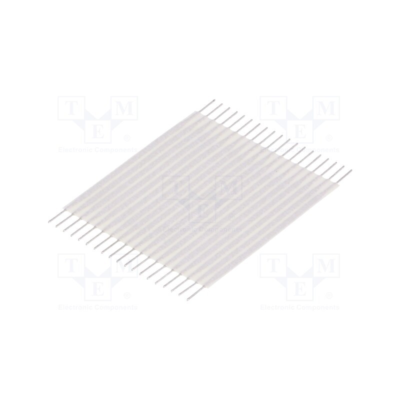 10 pcs : 1-1437130-7 - Connector: jumper cable, Cable ph: 1.27mm, L: 25.4mm, straight