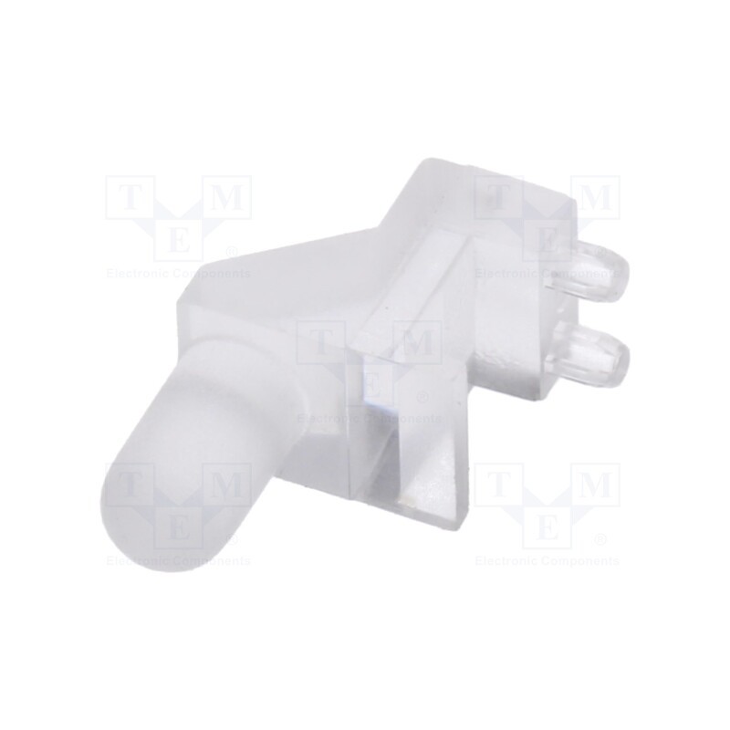 20 pcs : SLP3-200-200-R - Fiber for LED, Ø3mm, Front: convex, angular,with PCB mounting