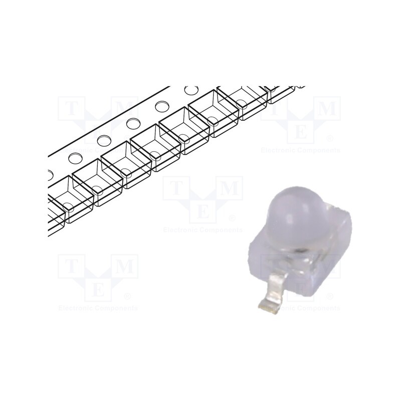 10 pcs : SSL-LXA228SUGCTR11 - LED, green, 200mcd, 2.5x2x2.8mm, 25°, 2.2÷2.6V, 20mA, λd: 574nm