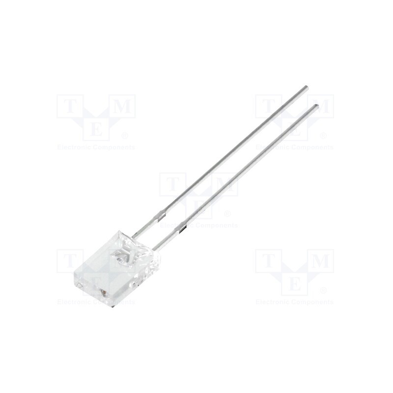 10 pcs : OSB5SA71A1B - LED, rectangular, 2x5x7mm, blue, 500÷750mcd, 100°, Front: flat, 20mA