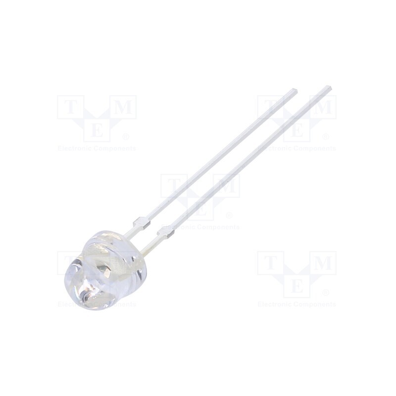 10 pcs : OSY5PA5W61C - LED, 4.9mm, yellow, 2180÷3000mcd, 60°, Front: flat, 2.1÷2.4V, 72mW