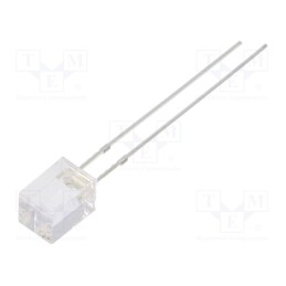 10 pcs : OSR5PA7NE1B - LED, rectangular, 5x5x7mm, red, 750÷1000mcd, 140°, Front: flat, 20mA