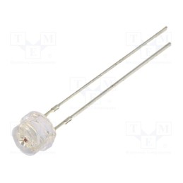 10 pcs : OS5RKP56A1A - LED, 4.8mm, red, 1120÷1560mcd, 100°, Front: convex, 1.8÷2.6V