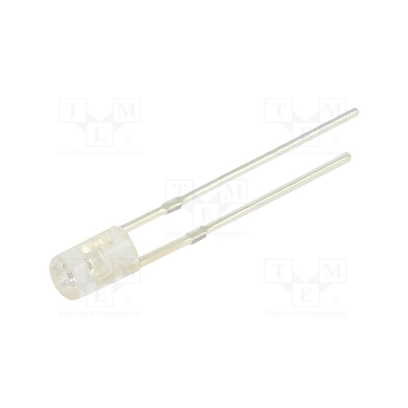 10 pcs : OSY5PA3HA1F - LED, 3mm, yellow, 220÷300mcd, 100°, Front: flat, 1.9÷2.4V, -30÷85°C