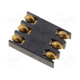 10 pcs : 115D-AAA0-RA1 - Connector: for cards, SIM, without cover,without ejector, SMT