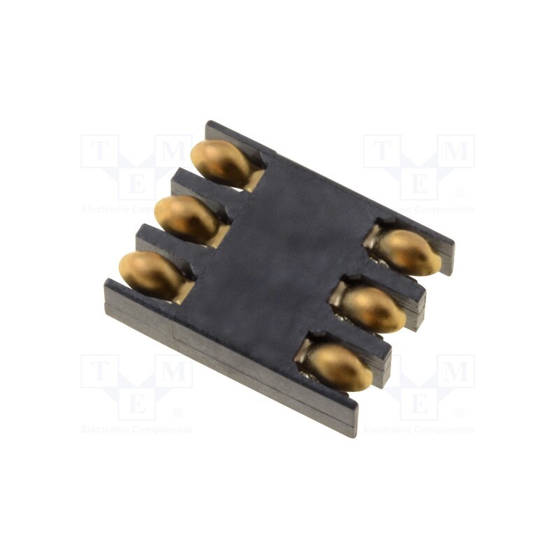 10 pcs : 115D-AAA0-RA1 - Connector: for cards, SIM, without cover,without ejector, SMT