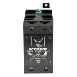 1 pcs - Sensata / Crydom Solid State Relay, 65 A Load, DIN Rail Mount, 660 V Load, 32 V Control