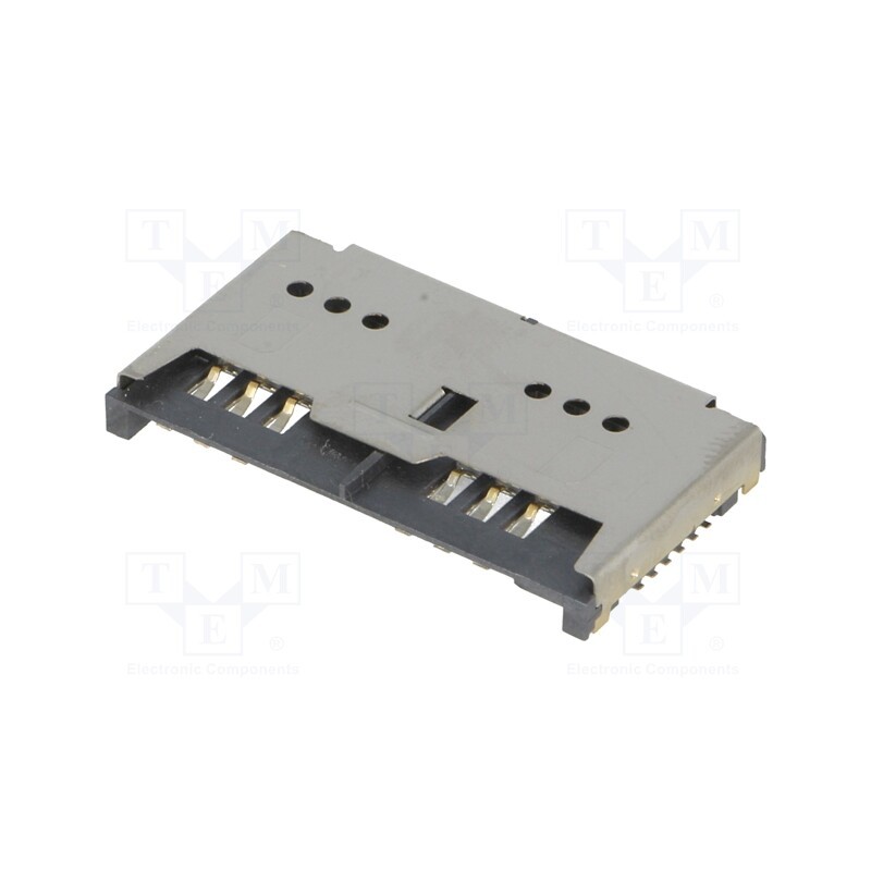 10 pcs : 115L-AB380 - Connector: for cards, SIM, SIM x2, SMT