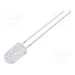10 pcs : OSR5PA5E31B - LED, 5mm, red, 5800÷7000mcd, 30°, Front: convex, 1.8÷2.6V, -30÷85°C
