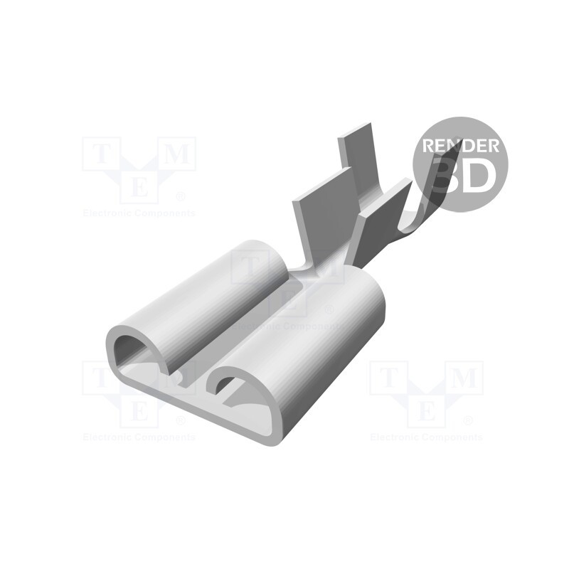 20 pcs : 1-160304-8 - Terminal: flat, 6.3mm, 0.8mm, female, 1÷2.5mm2, crimped, for cable