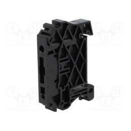 10 pcs : 1162610000 ZEW 35/2 SW - Holder, black, TS35, -25÷70°C, UL94V-0, PPV,PRV