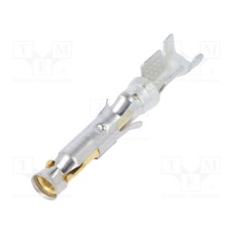 10 pcs : 1-163084-0 - Contact, female, 16, brass, gold-plated, 18AWG÷15AWG, TYPE III+