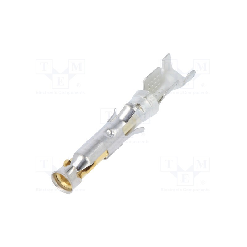 10 pcs : 1-163084-0 - Contact, female, 16, brass, gold-plated, 18AWG÷15AWG, TYPE III+