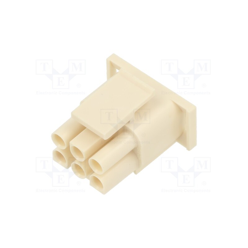 10 pcs : 1-1644055-2 - UMNL 6 WAY PLUG HOUSING