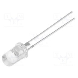 10 pcs : OSR5CA5C31P - LED, 5mm, red, 18000÷22000mcd, 30°, Front: convex, 2÷2.6V