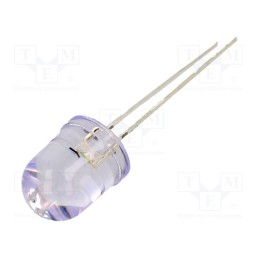 10 pcs : OSB64LA131A-CRLED14 - CRLED, 10mm, blue (ice blue), 10000mcd, 30°, Front: convex, 5.5÷20V