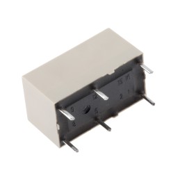 1 pcs - Panasonic DPST Non-Latching Relay PCB Mount, 5V dc Coil, 5 A