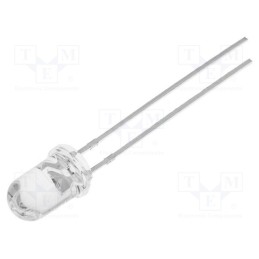 10 pcs : OSV6YL5111A - LED, 5mm, violet, 15°, Front: convex, 3÷3.8V, No.of term: 2