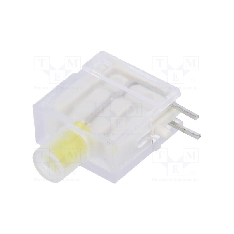 10 pcs : DBKD11 - LED, in housing, yellow, 3.9mm, No.of diodes: 1