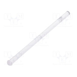 50 pcs : FIX-LEM-193 - Fiber for LED, round, Ø2mm, Front: convex, straight, UL94V-2
