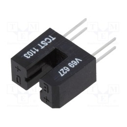 10 pcs : TCST1103 - Sensor: optocoupler, Slot width: 3.1mm, Aperture width: 1mm, 70V