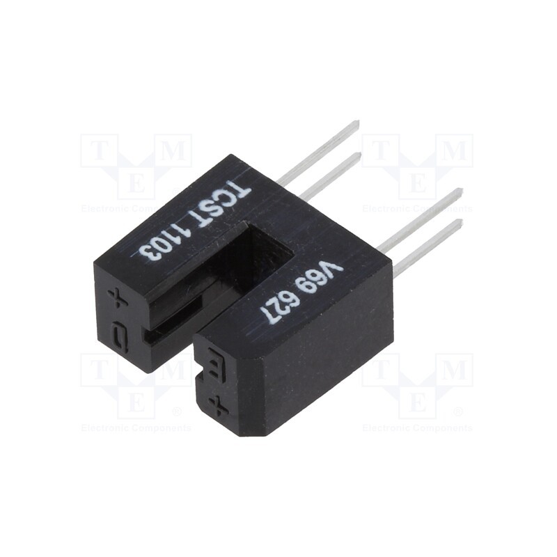 10 pcs : TCST1103 - Sensor: optocoupler, Slot width: 3.1mm, Aperture width: 1mm, 70V