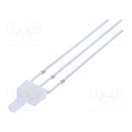 10 pcs : OSRBMA7K92B - LED, 2mm, red/blue, bicolour, 750÷1120mcd, 330÷500mcd, 90°, anode