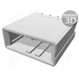 10 pcs : 1-178313-5 - Socket, wire-board, male, Dynamic D-3100S, 3.81mm, PIN: 3, 250V, 12A