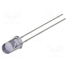 10 pcs : VTE1291W-2H - IR transmitter, 880nm, 25mW, 25°, THT, Dim: Ø6.4mm