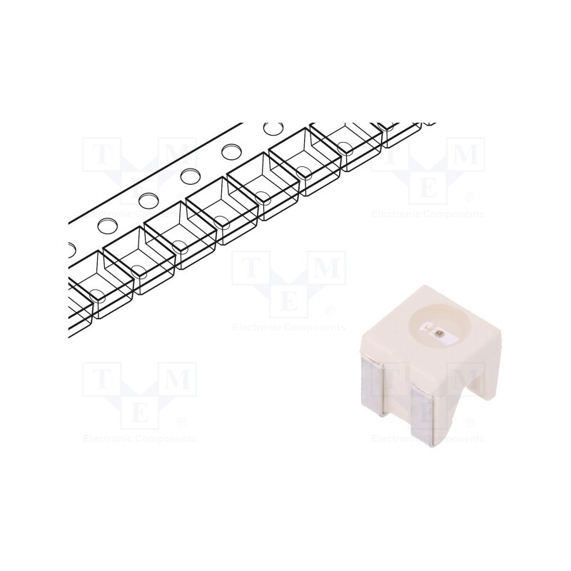 10 pcs : SFH 4256-R - IR transmitter, 4040, 860nm, transparent, 10mW, 60°, SMD, 70mA